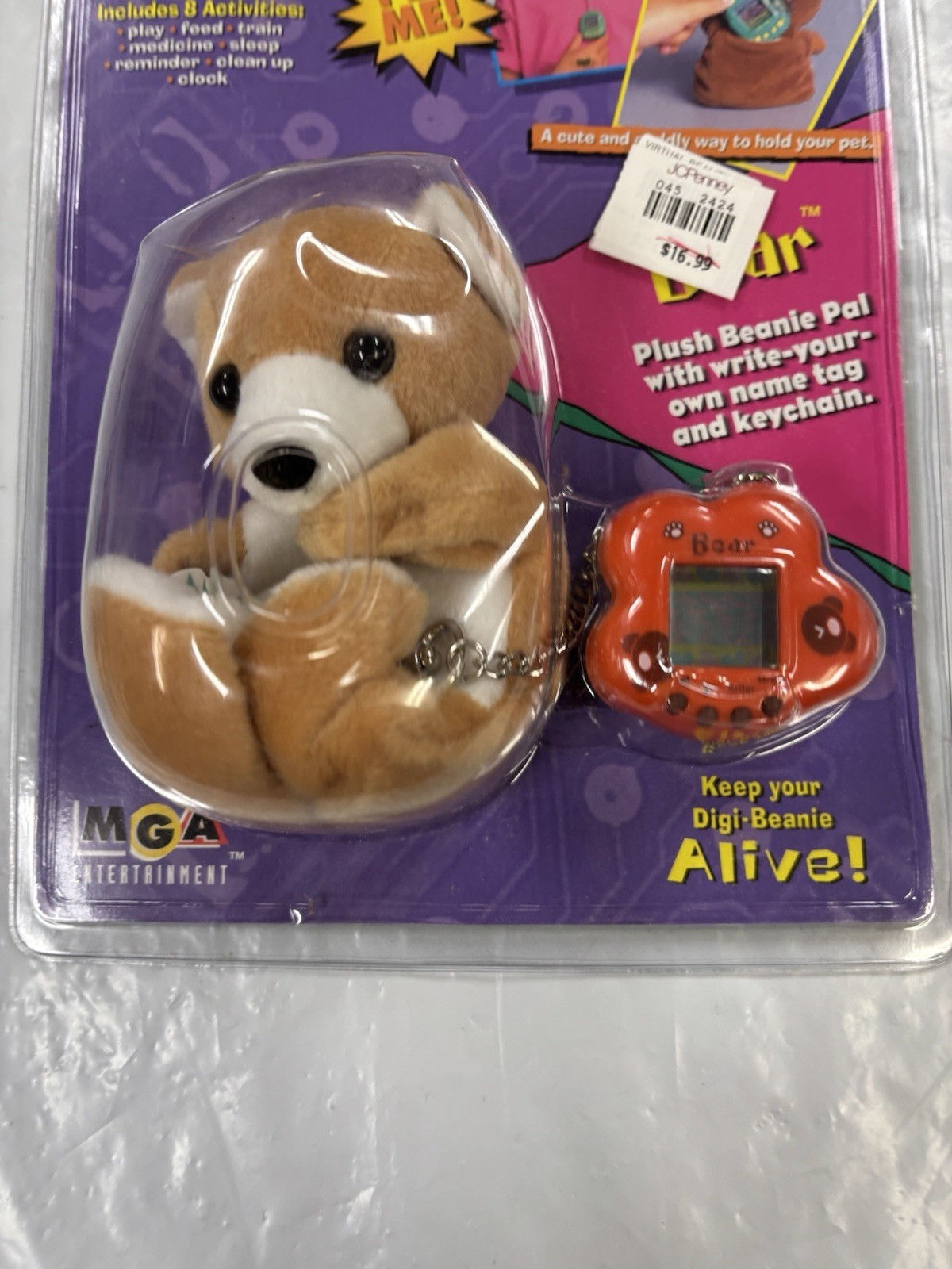 New VTG 1997 Digi Beanies Virtual Bear Giga Pets by MGA Entertainment Rare New A