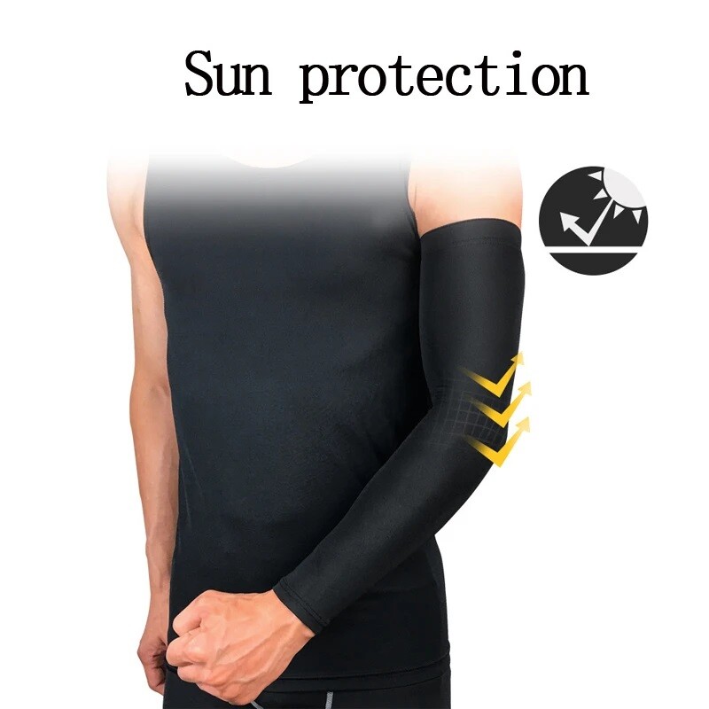 5 Pairs Cooling Arm Sleeves Cover UV Sun Protection Sports Outdoor For Men Women