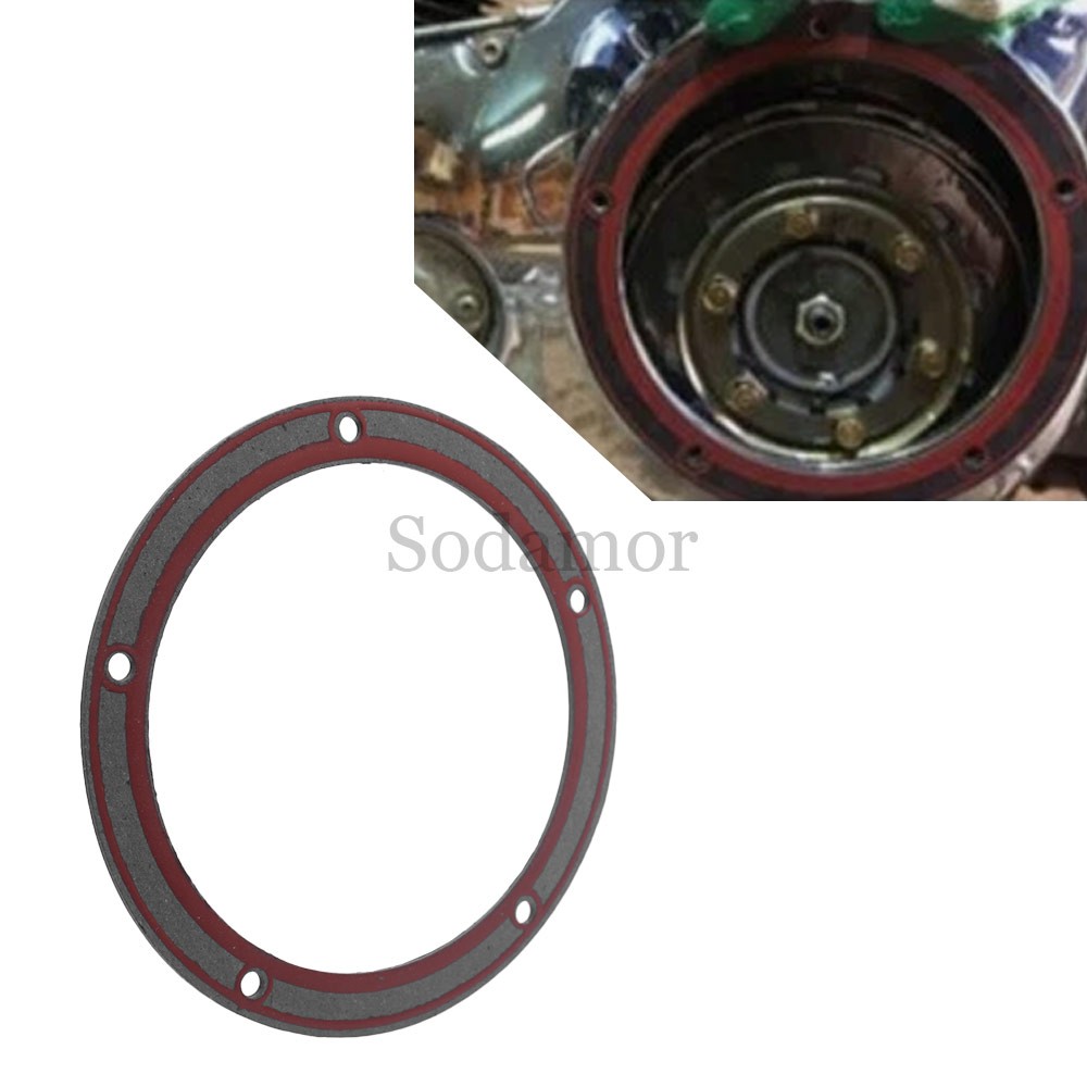 Derby Cover Gasket 5-Holes For Harley Twin Cam Softail Touring Dyna 1999-2016
