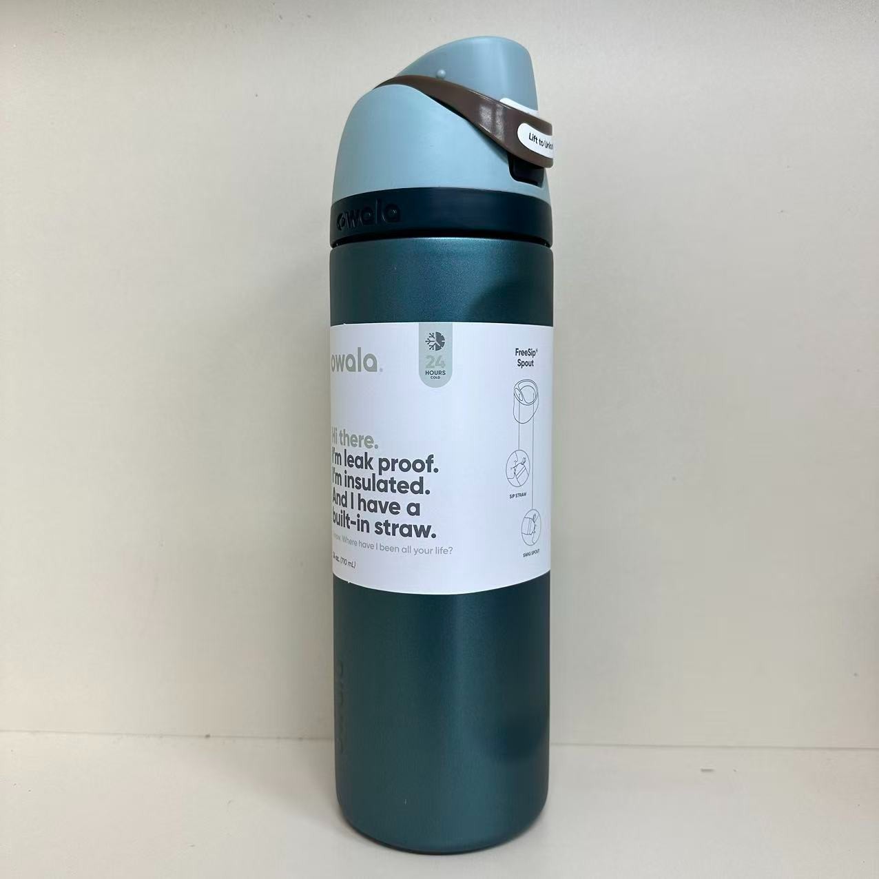 Special Edition Owala 24oz Stainless Steel FreeSip Water Bottle - Wintergreen
