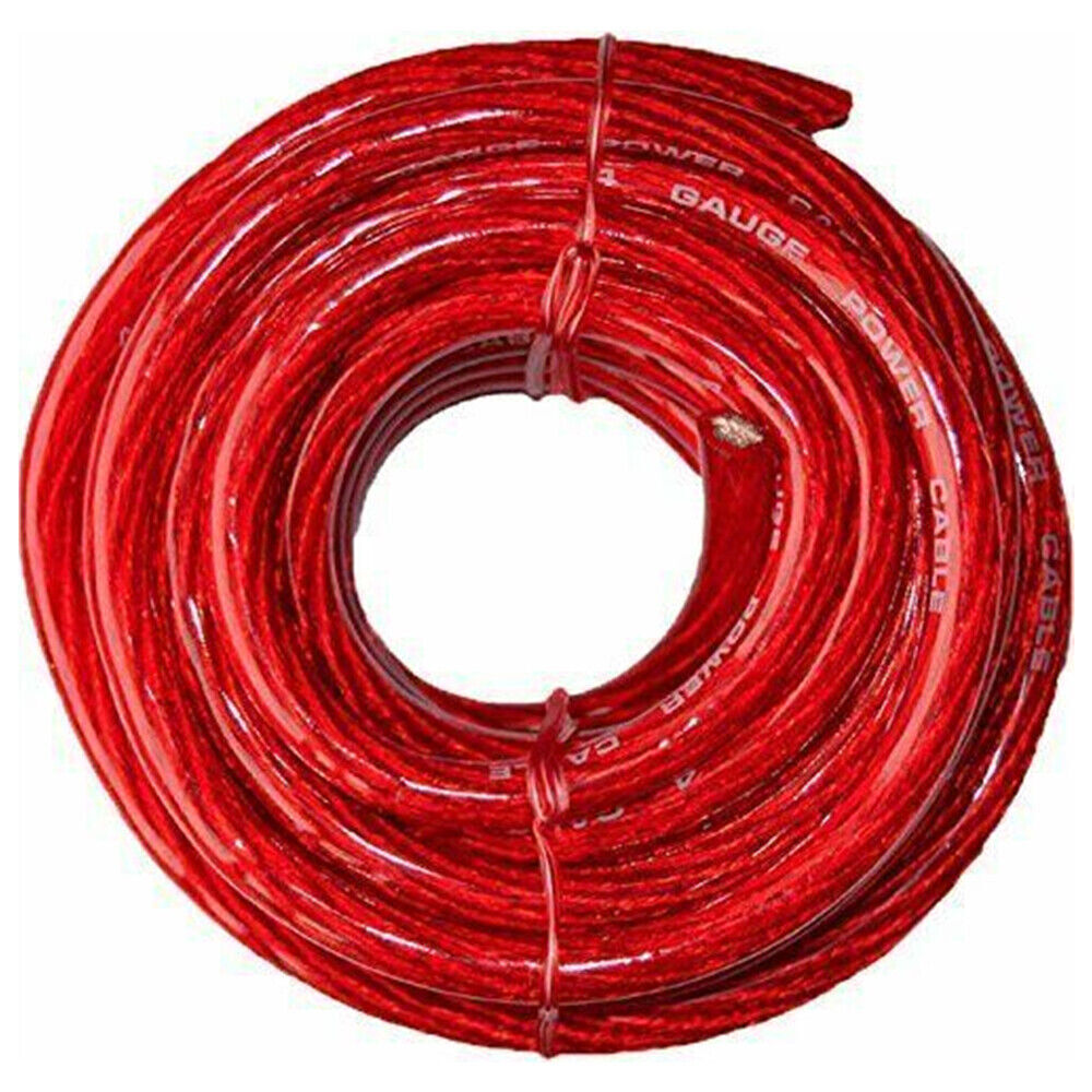 2300W 4 Gauge Car Audio Cable Kit Amplifier Install Amp RCA Subwoofer Sub Wiring