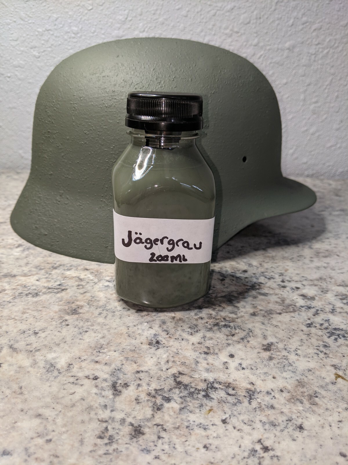 WW2 German Hunter Grey helmet paint Jagergrau 200ml