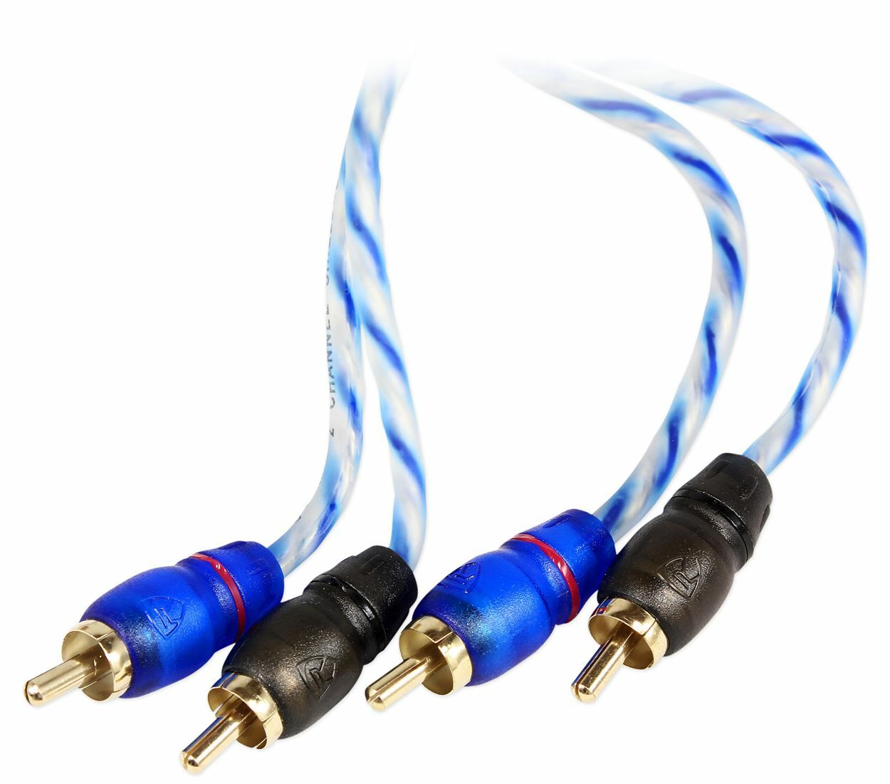 2 Rockville RTR172 17 Foot Twisted Pair RCA Cables 100% Copper, Amazing Quality