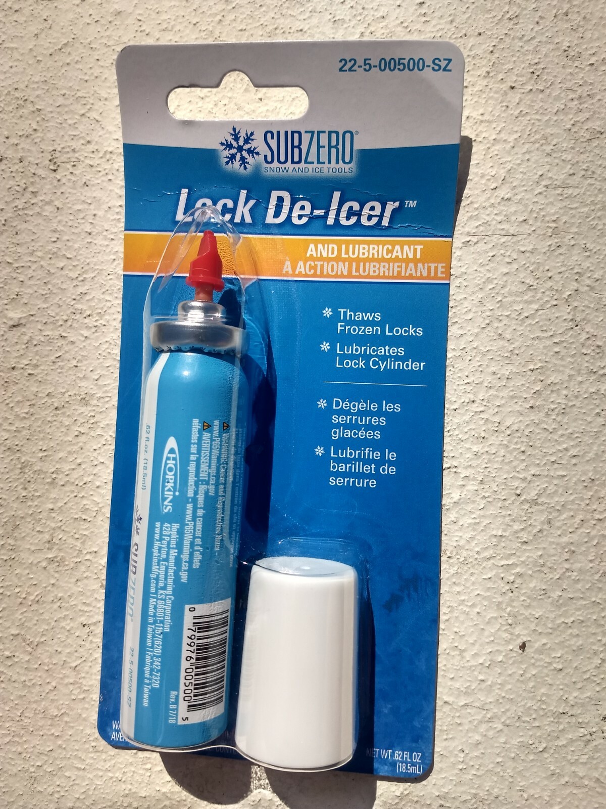 Automotive Set 2 9" Ice Scraper/Ripper &2 Sub Zero Lock De-Icer Hopkins) New