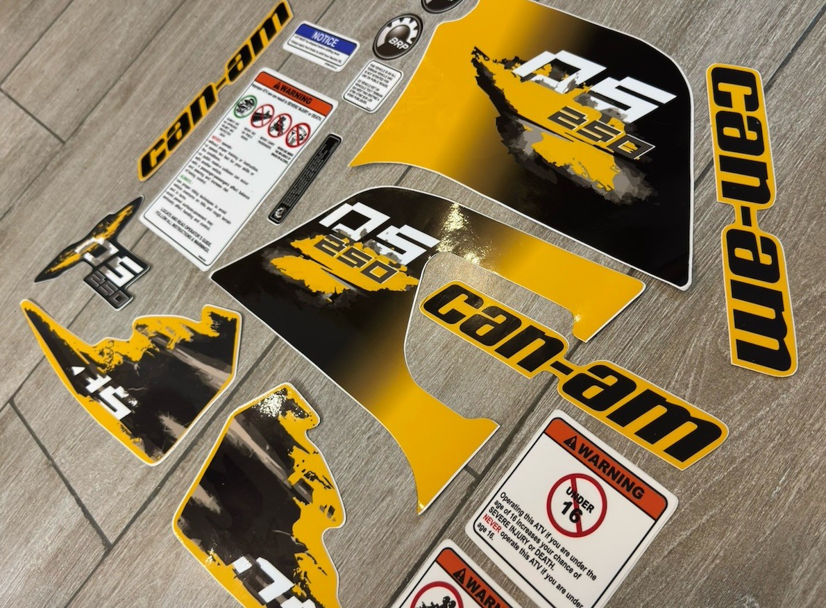 Can Am DS 250 - Full Graphics Decals Kit 🚀