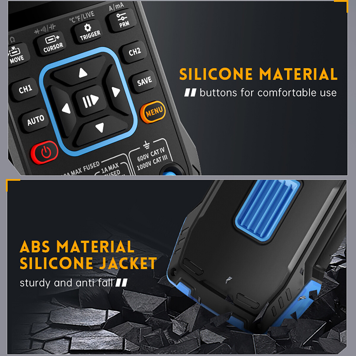 FNIRSI 2C23T Handheld Digital Oscilloscope Multimeter Function Signal Generator*