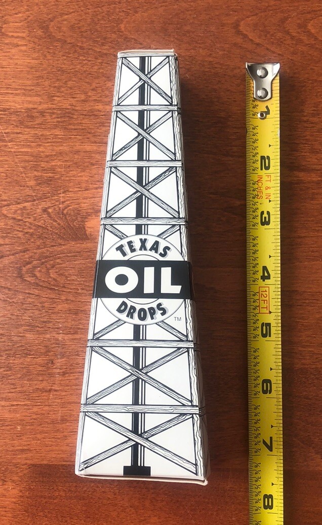 Conoco Oil 125 Years Of Energy Derrick Shaped Box Texas Oil Drops Commemorative