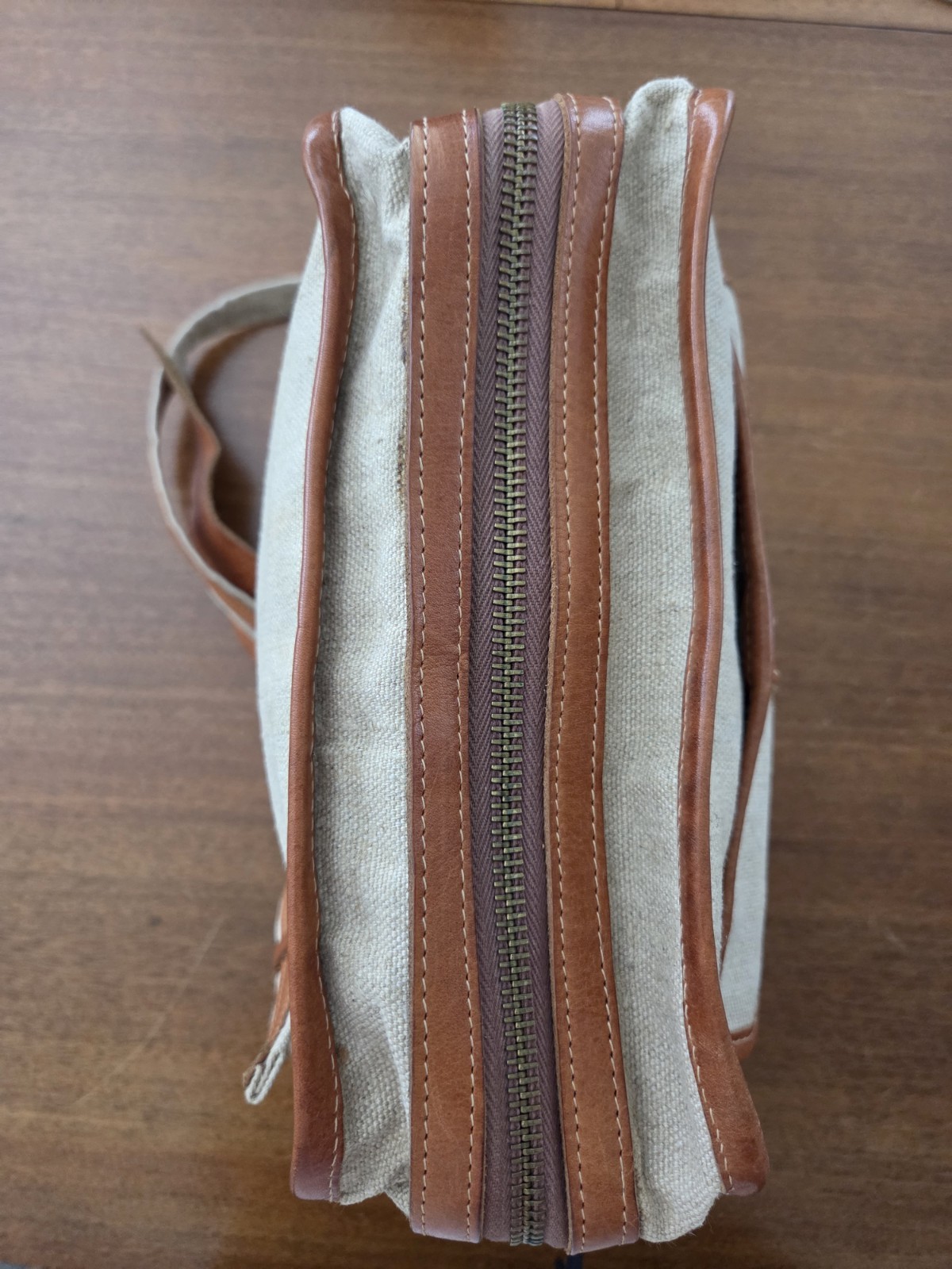 Vtg Canvas Crossbody Messenger Bag Satchel Military Safari Indiana Jones