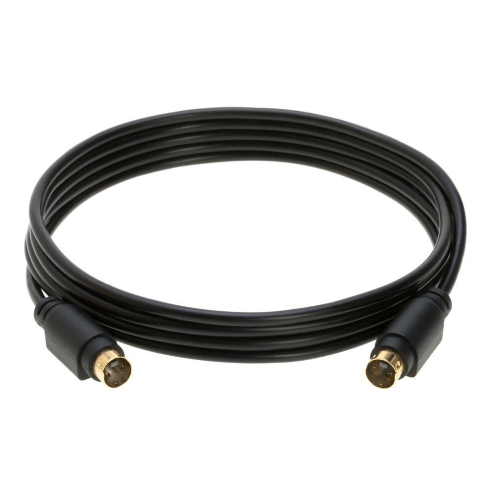 S-Video Cable Male To Male 4 Pin Gold Plated SVHS for TV DVD VCR -Multi-Pack Lot