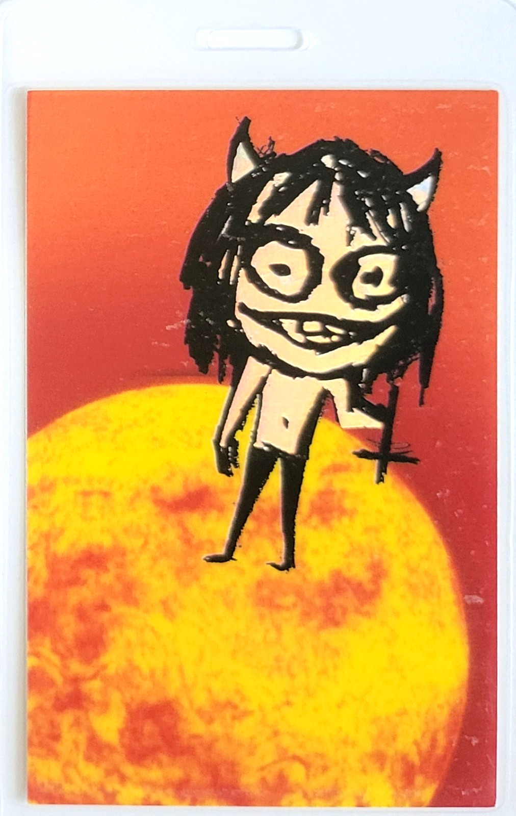 **** OZZY OSBOURNE **** - 1996 TOUR - LAMINATED BACKSTAGE PASS - REFLECTIVE FOIL