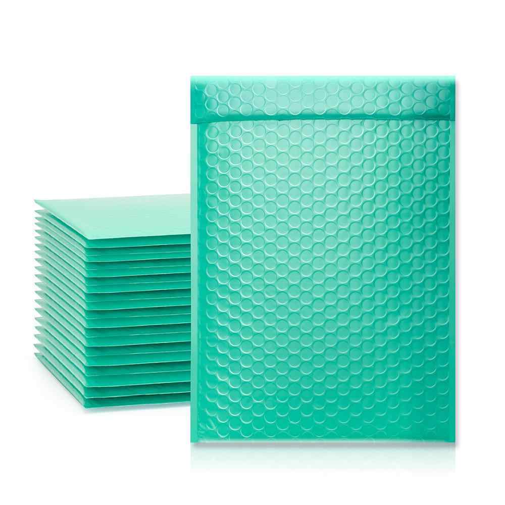 1000 pcs Teal Poly Bubble Padded Envelopes Self-Sealing Mailers 6X10 (Inner 6x9)