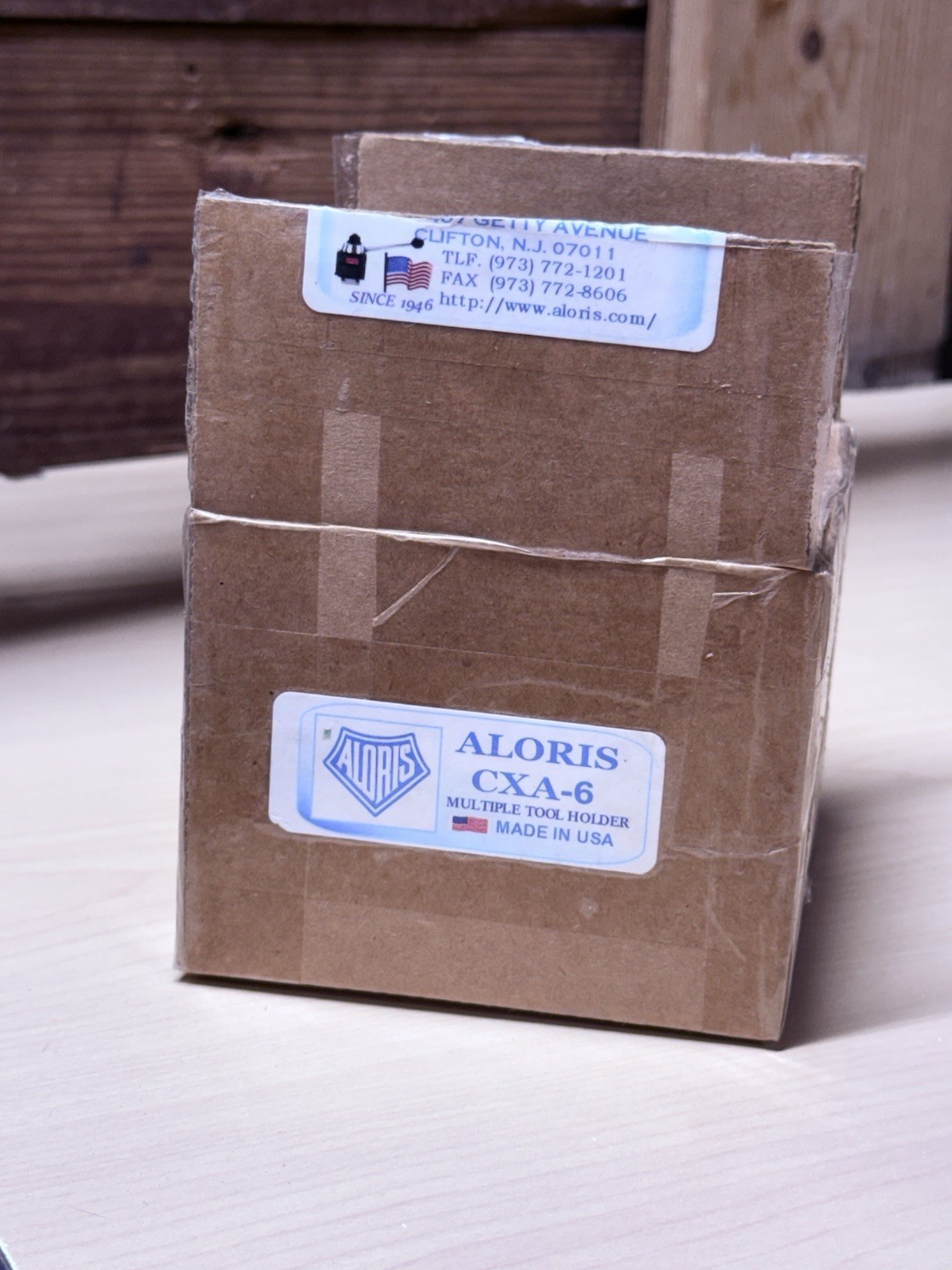 Aloris CXA6 CXA-6 quick change 3/8-5/8" cap dual tool holder