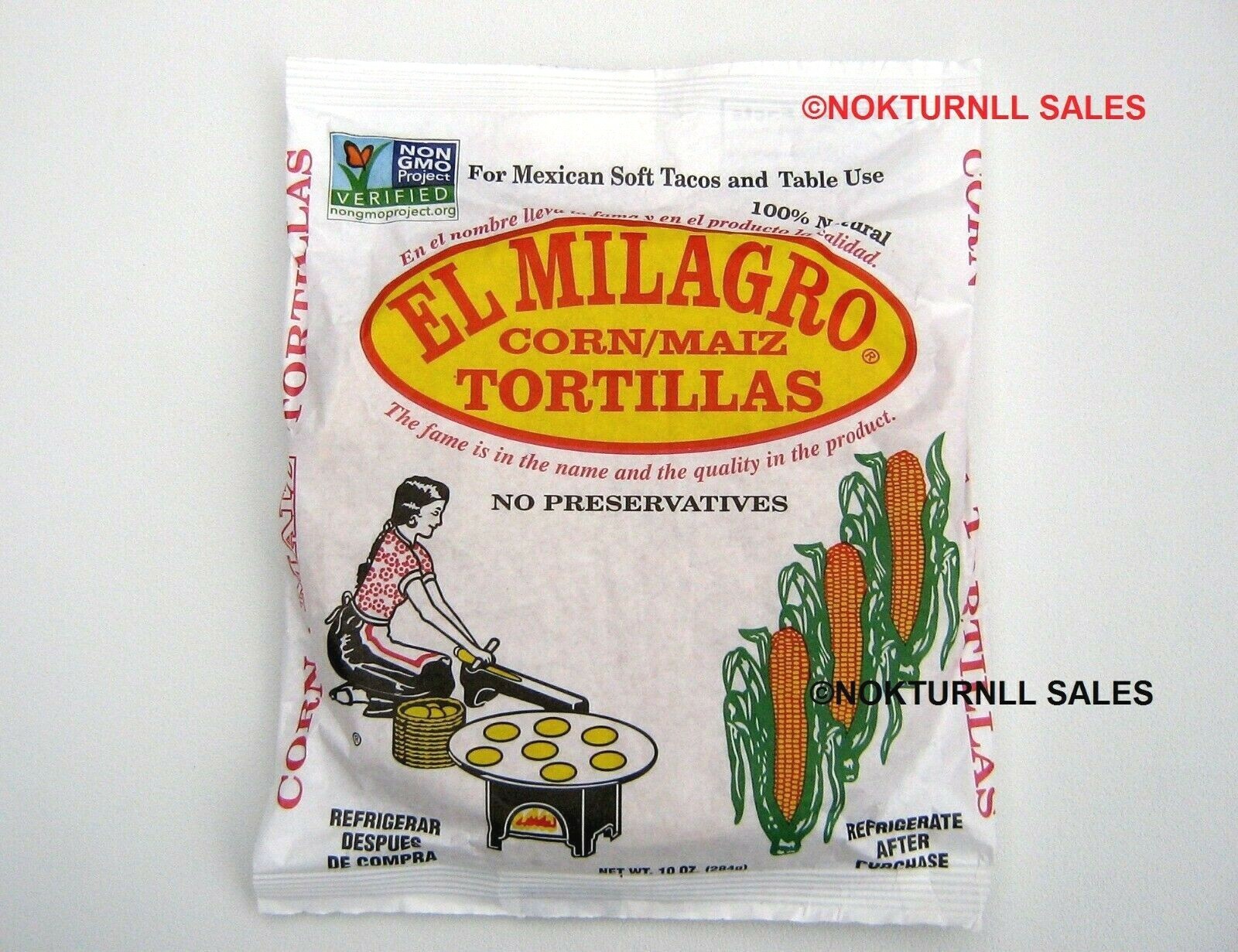 El Milagro Corn Tortillas Maiz - 16 Packs - PAPER - Always Fresh - Priority Ship