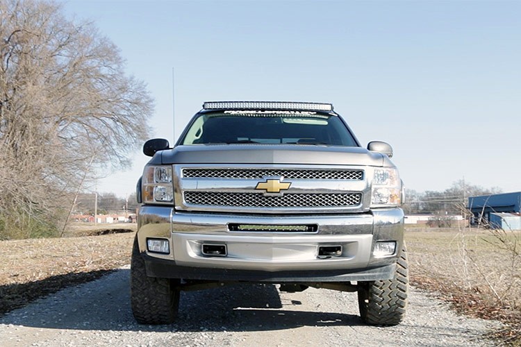 Rough Country 20" LED Hidden Bumper Brackets for 07-13 Chevy Silverado - 70523