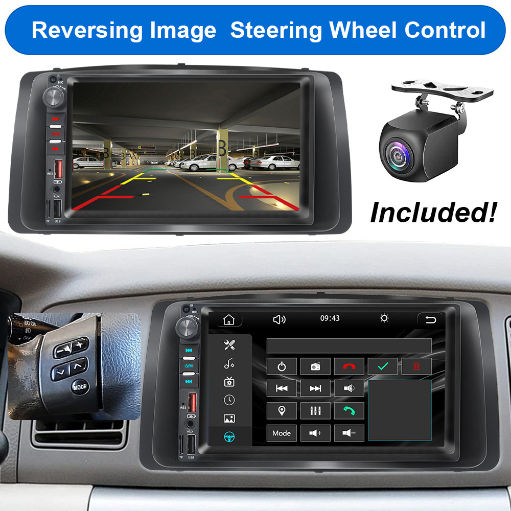 7" Apple Carplay For Toyota Corolla 2003-2008 Android Auto Car Stereo Radio GPS