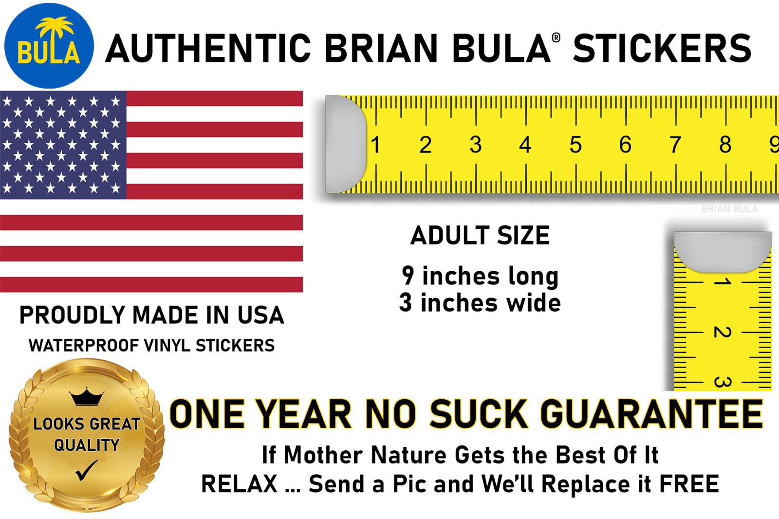 Democrats Hate America Sticker Large 3x9 Anti Woke Progressive Liberal Stickers