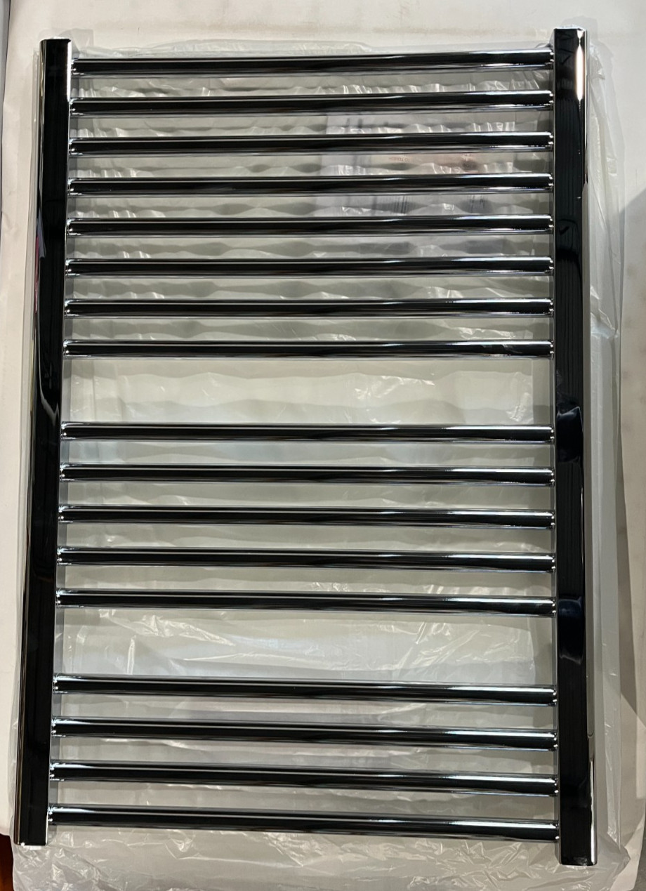 Myson COS86C Hydronic Towel Warmer, 23-5/8" W x 34" H, in STRAIGHT CHROME, New!