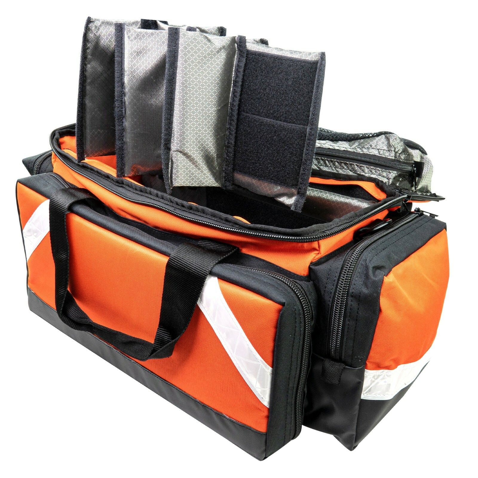 LINE2design Elite Trauma Bag - EMS EMT Paramedic with Reflective Trim - Orange