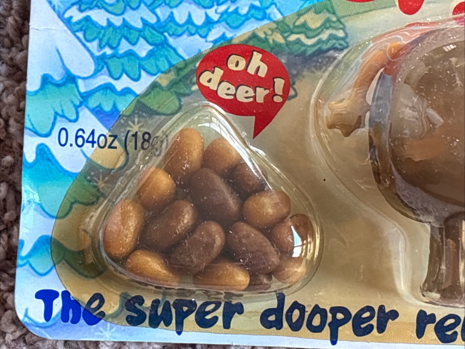 Oh Deer! The Super Dooper Reindeer Pooper! Jelly Bean Dispenser ~don’t Eat 2002