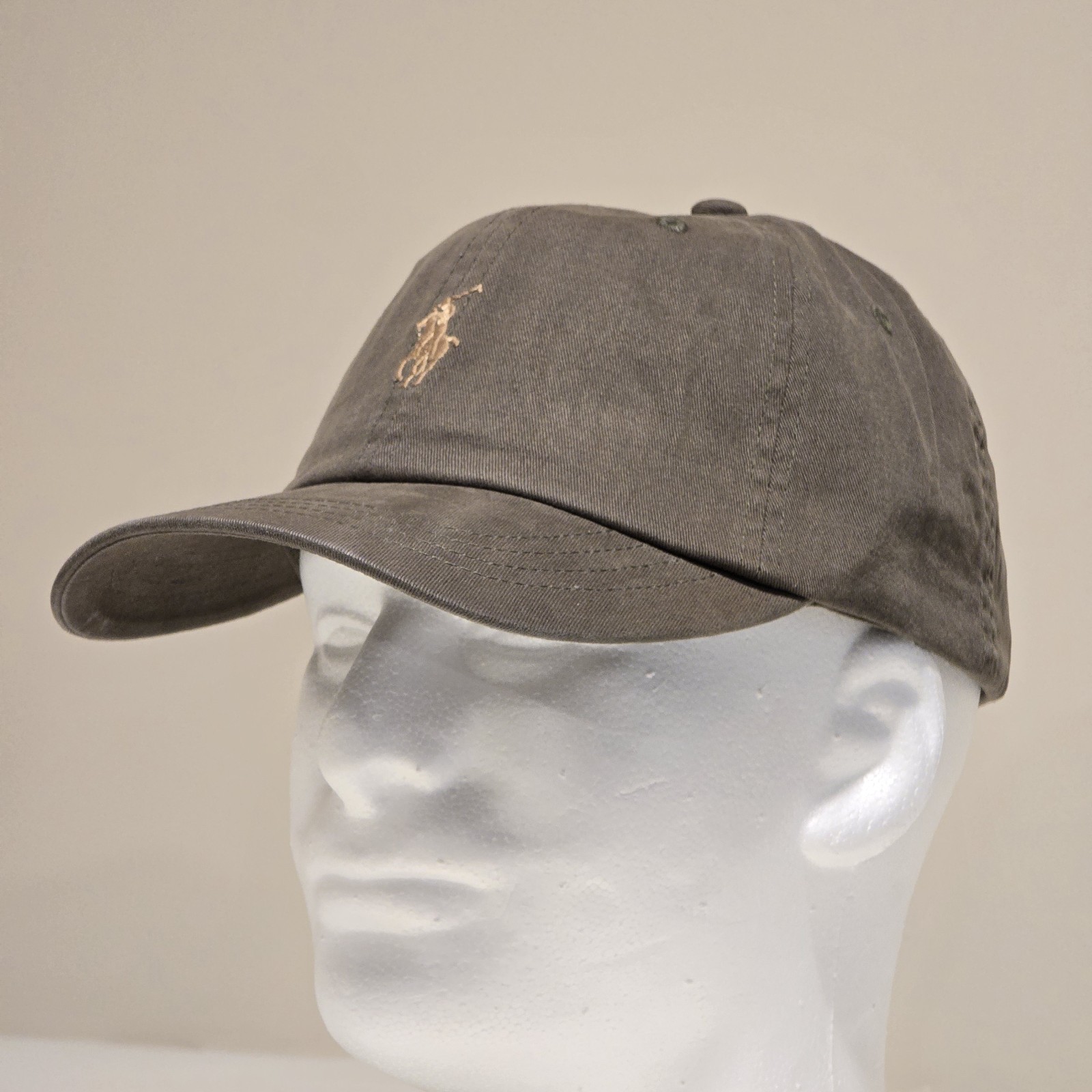 Polo Ralph Lauren Men's One Size Cotton Chino Adjustable Ball Cap Olive Green