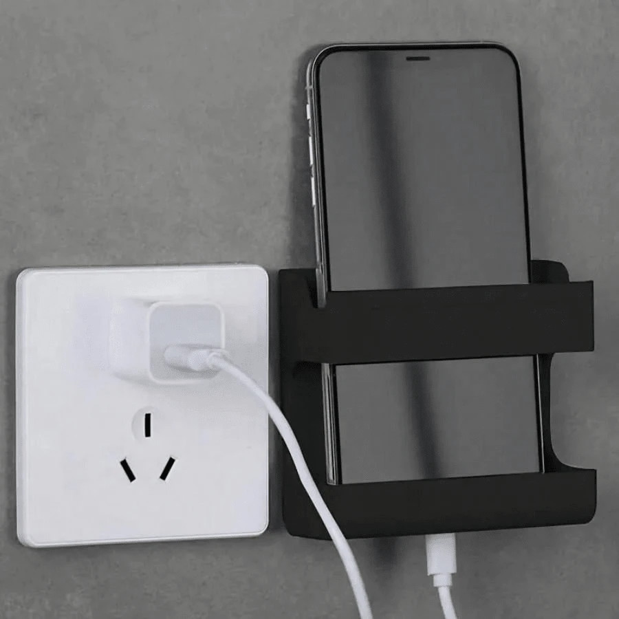 Wall Mounted Smart TV Remote Control Holder Home Office Organizer Storage Case