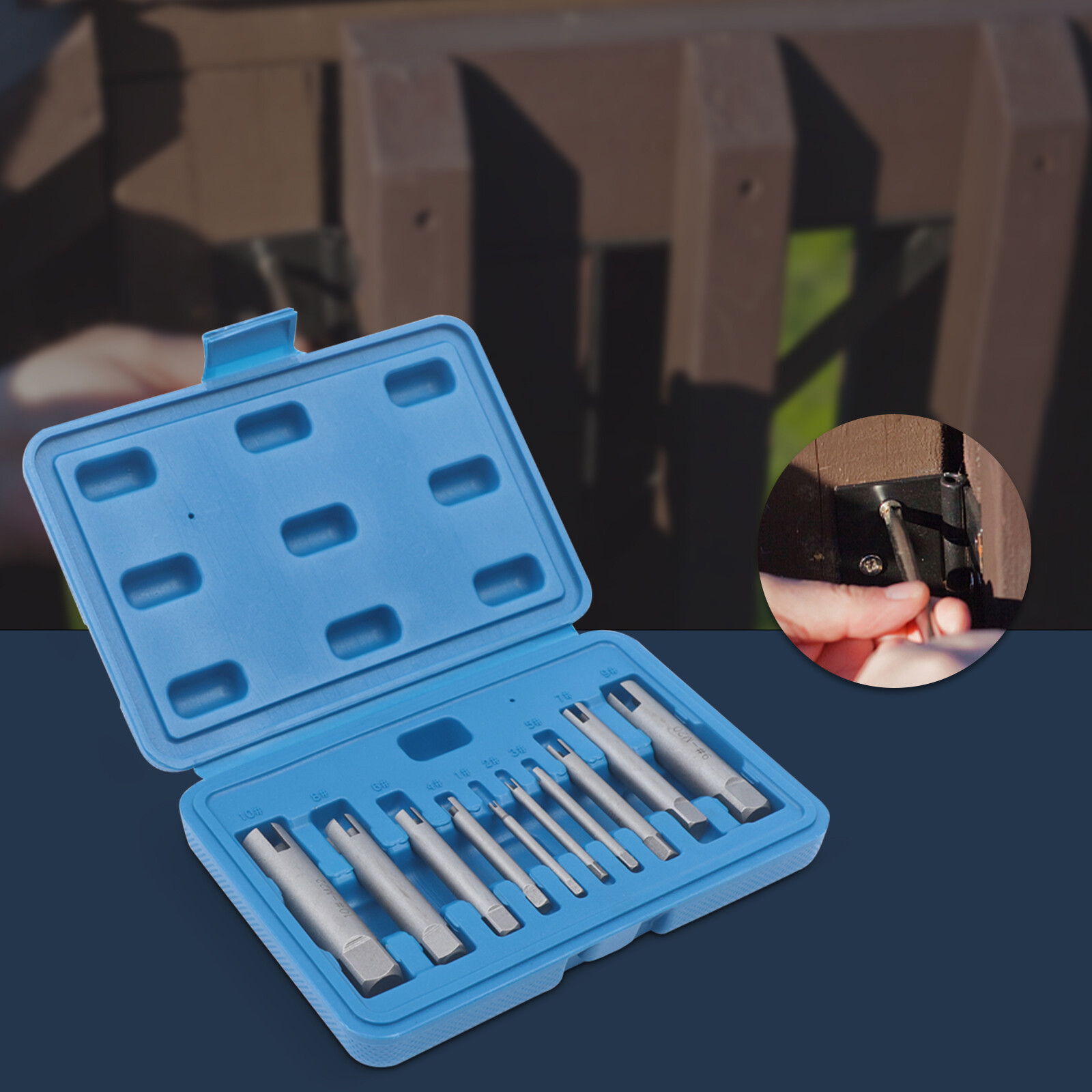 HSS Broken Tap Extractor Removal Tool Set 10 Pcs (1#-10#) 3 or 4 Claws ZS