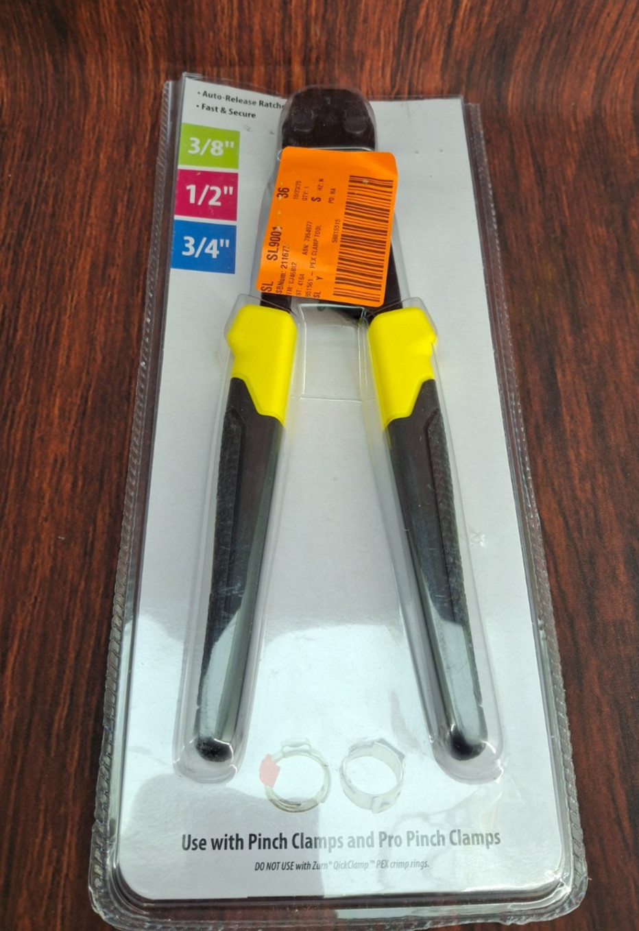 Apollo 3/8 in., 1/2 in. and 3/4 in. PEX-B Quick-Cinch Clamp Tool (Read)