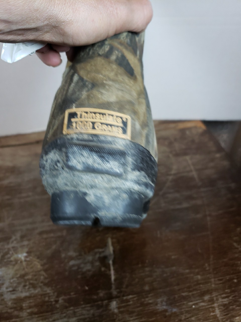 Redhead Bone Dry Realtree Hardwoods Rubber Boots 7 Thinsulate Steel Shank 1000g