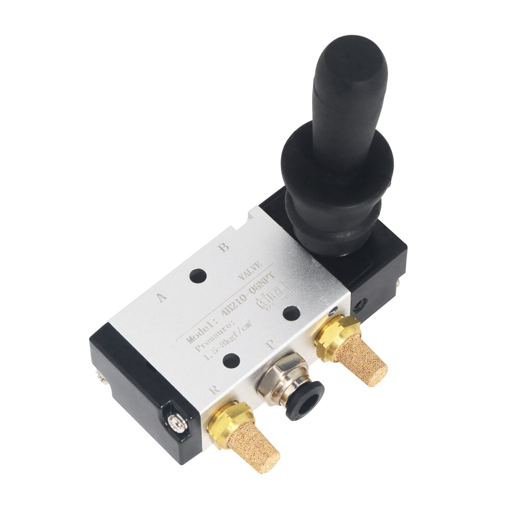 1pc 4H210-08 5 Ways 2 Position 1/4" Hand Lever Control Pneumatic Air Valve