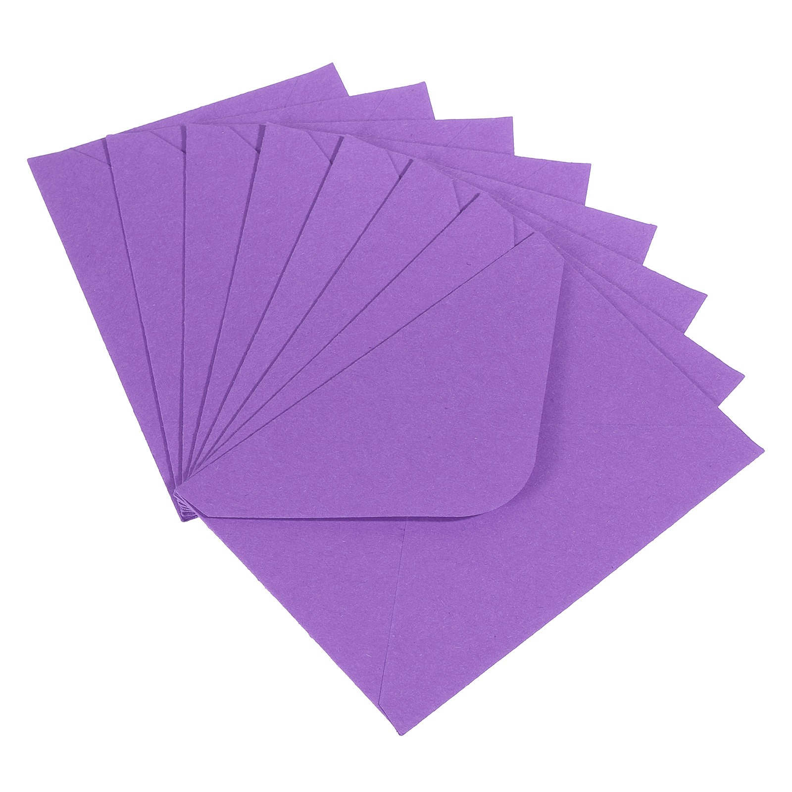 100Pcs Mini Envelopes Tiny Pockets Card Business Card Envelope Purple