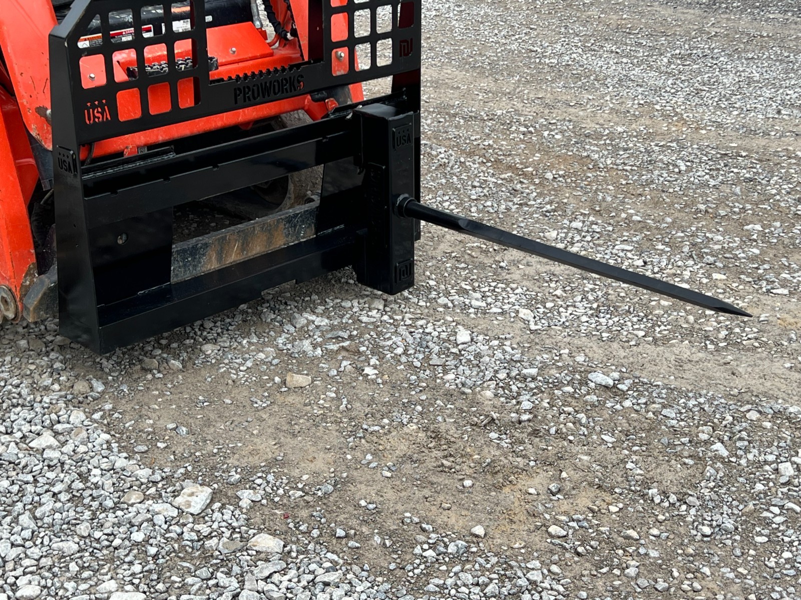 49-inch Hay Bale Spear Attachment for Class II ITA Pallet Fork