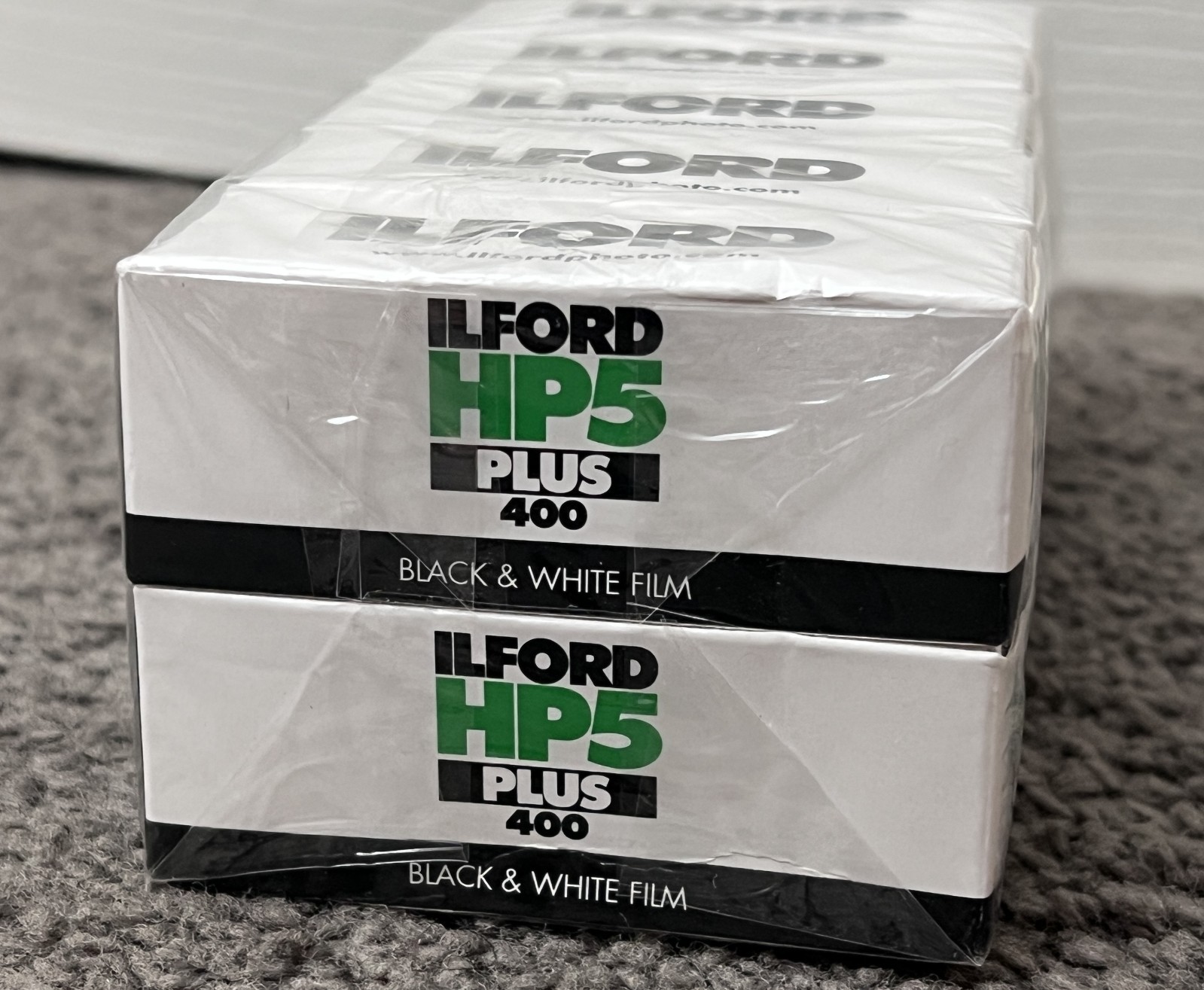 10 Rolls Ilford HP5 Plus 400 120 Black and White Negative Print Film, 1629017