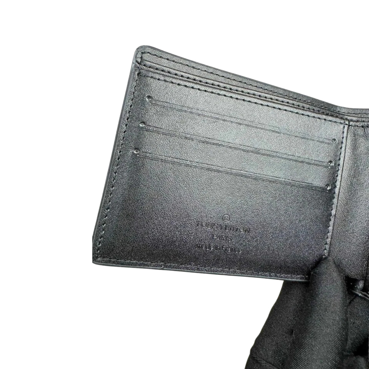 Louis Vuitton Multiple Monogram Canvas Black Bifold Men's Wallet w/ Box