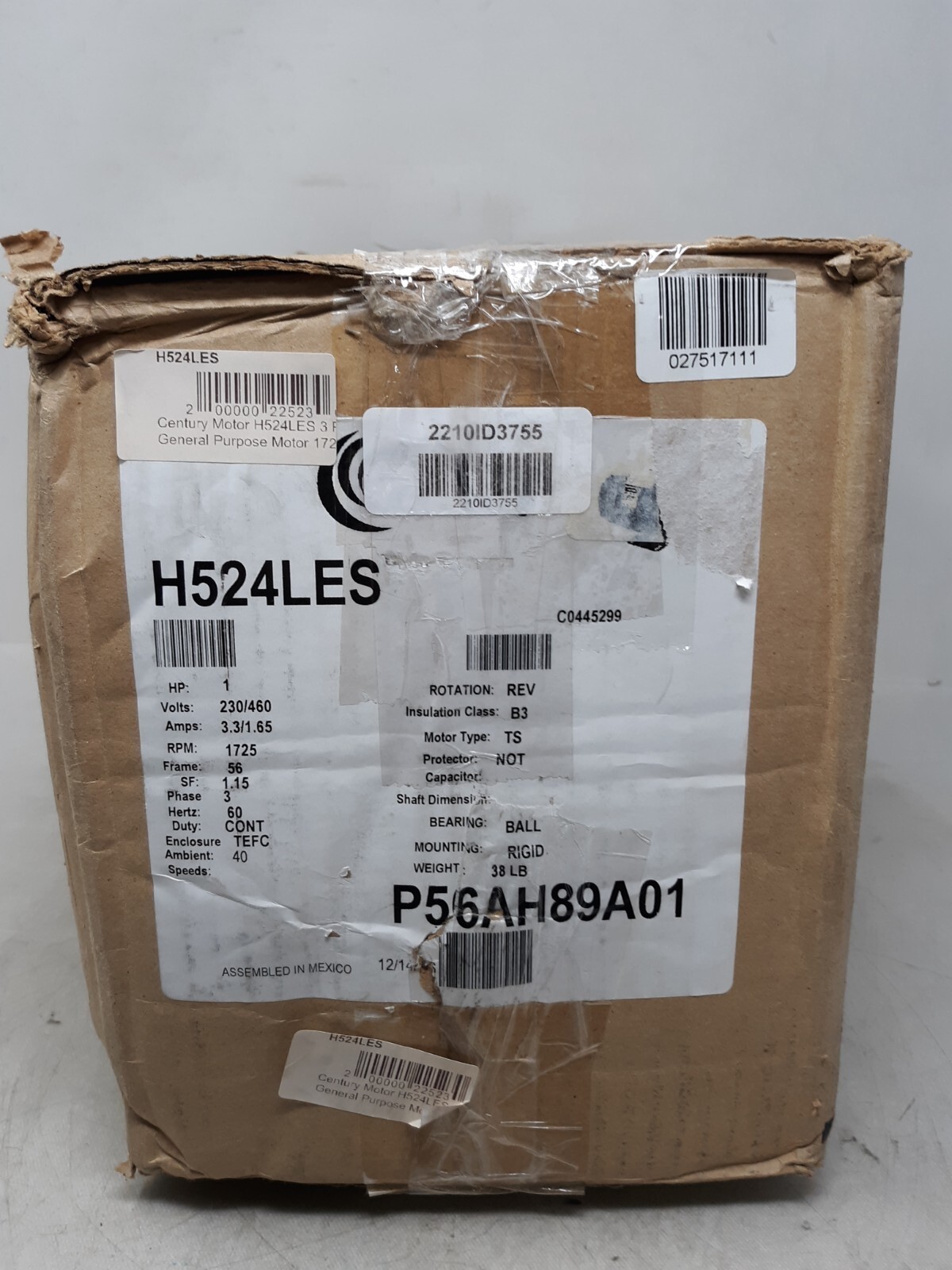 REGAL REXNORD H524LES / H524LES Motor