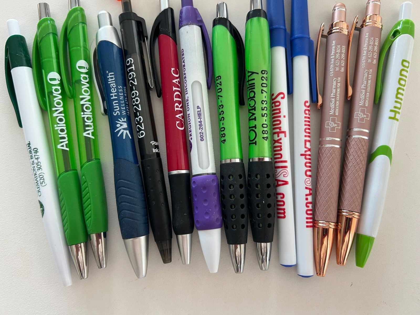30 Lot Promo PENS Healthcare, Medical Services, Aging,Senior Living,Cigna,Humana