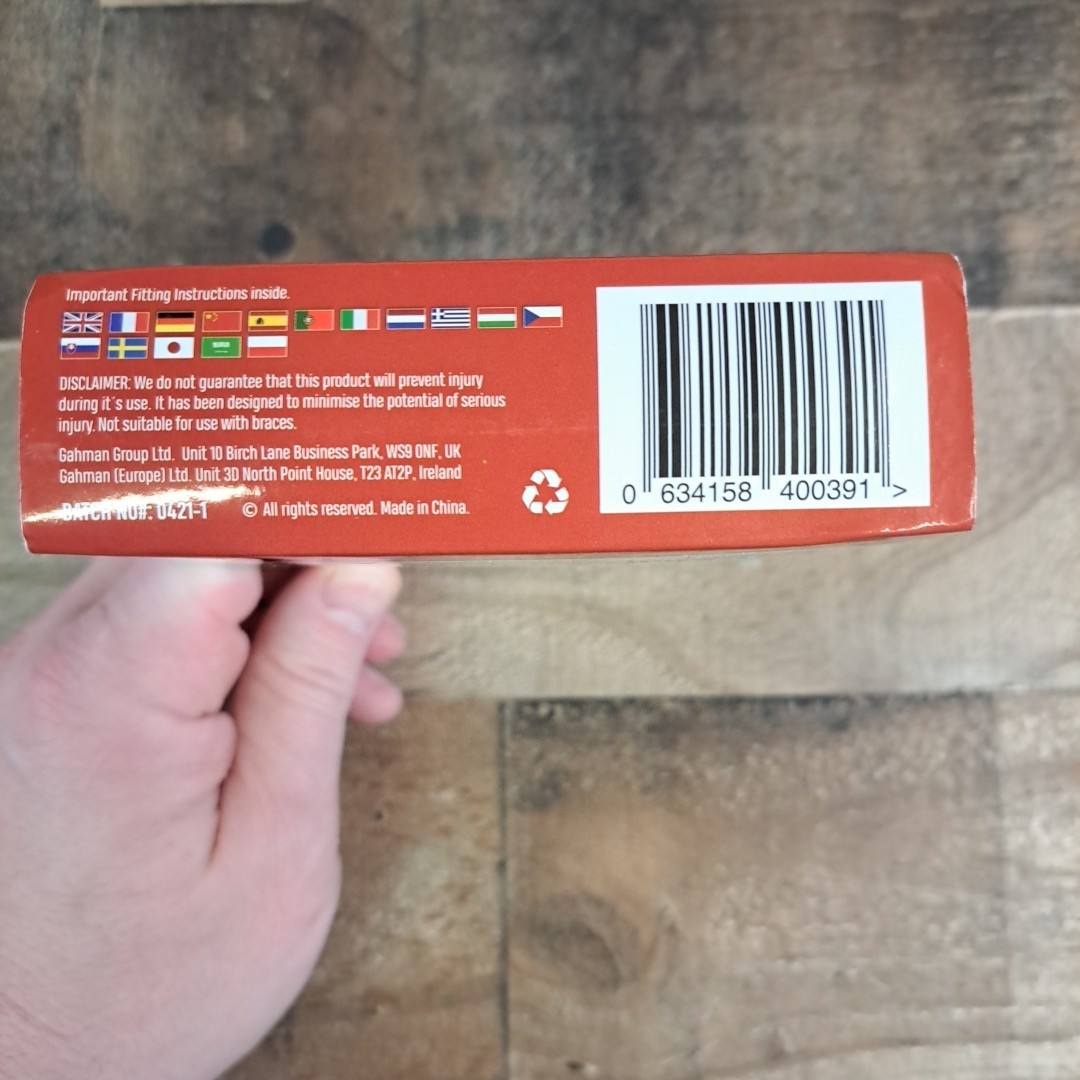 SafeJawz Mouthguard Junior Black Fangs with Case Multi Sport Extro Self Fit