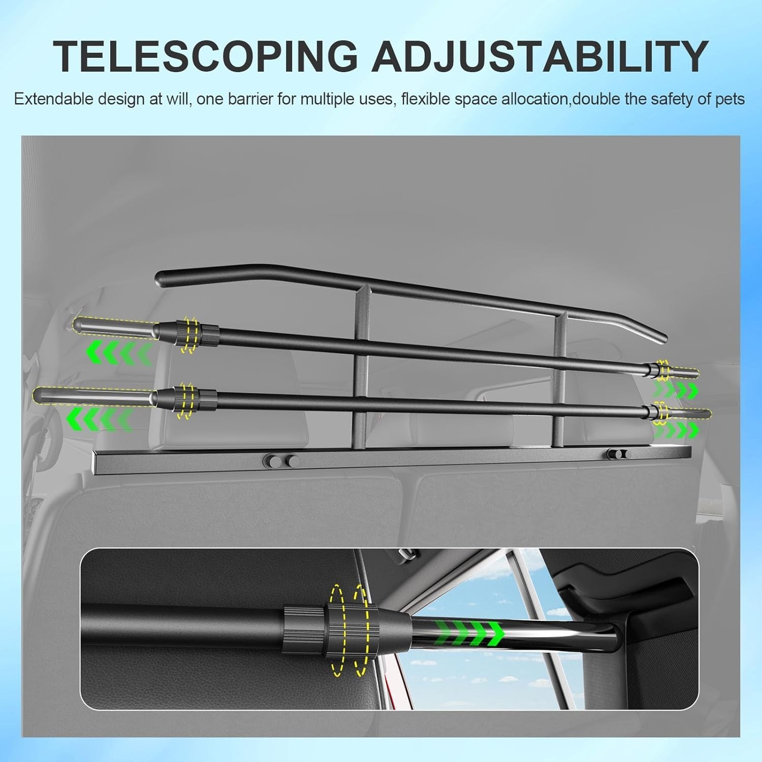 For 2025 Toyota 4Runner Dog Car Barrier Dog Gate Pet Barrier Replacement