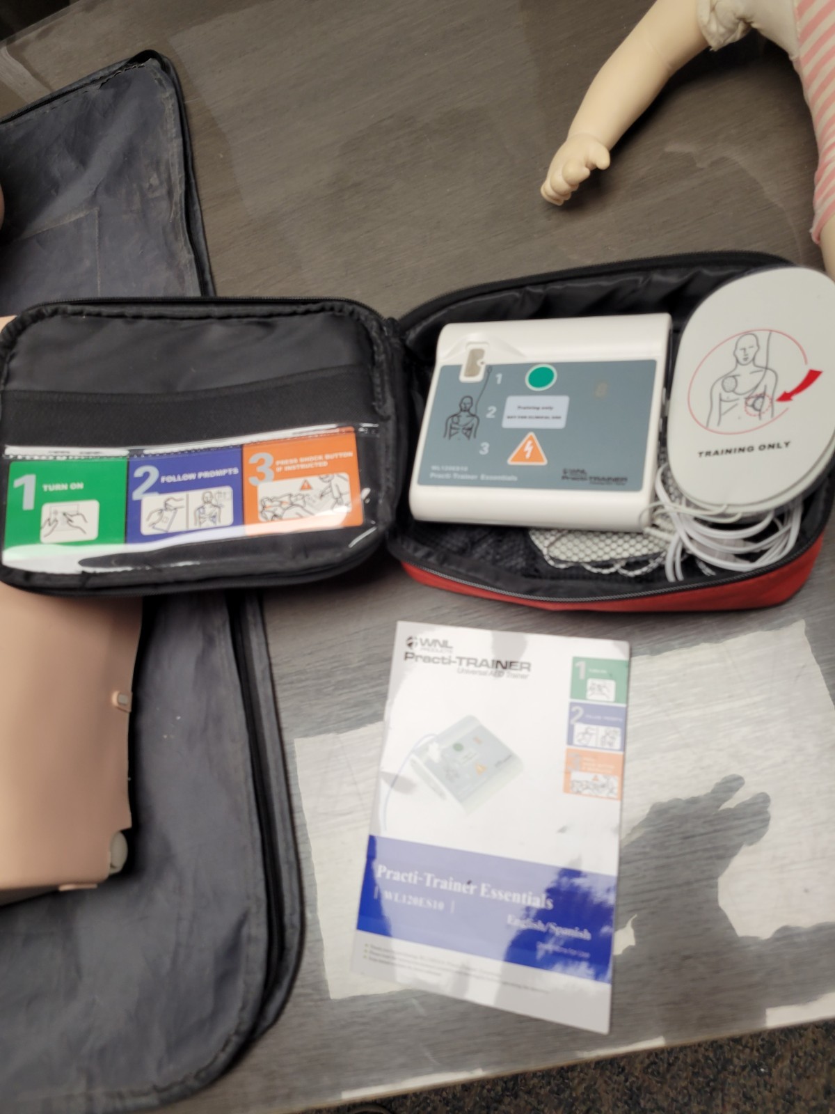 Huge Lot Of Prestan Adult Baby Anne CPR Manikin Kit Trainer Bundle With Extras