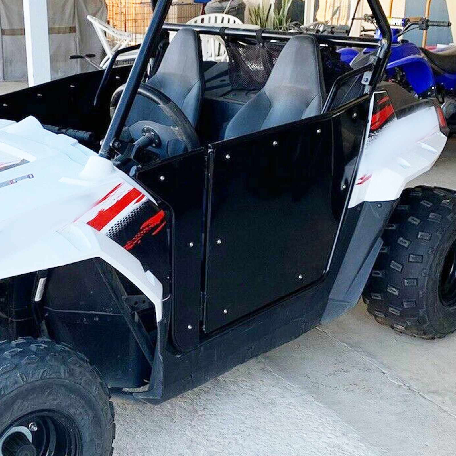 Cab Doors Set For 09-22 Polaris RZR 170 UTV Powder Coated Aluminum