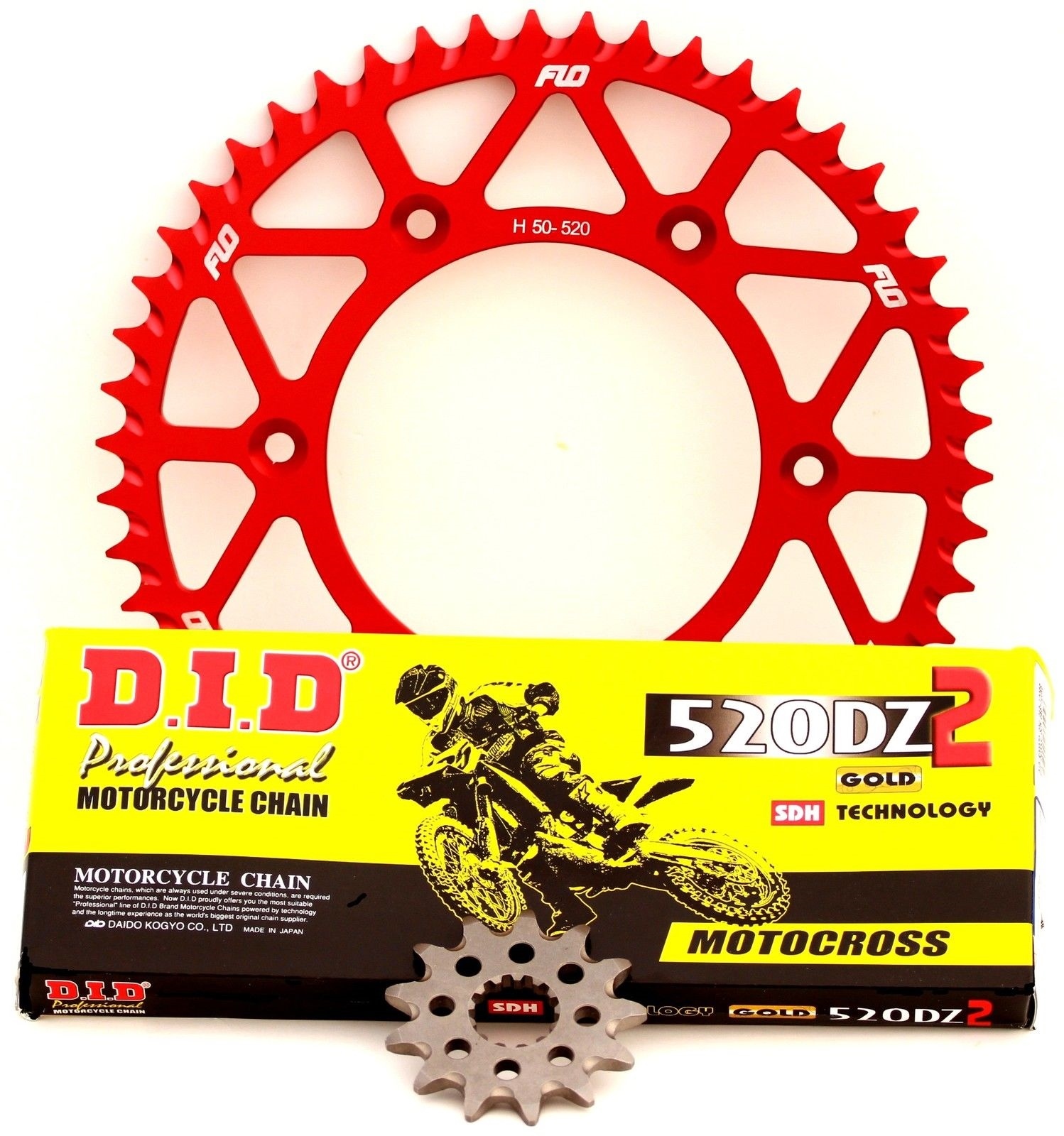 DID DZ-2 520 120 LINK GOLD MOTOCROSS CHAIN RM-Z YZ SX-F KXF 450 250