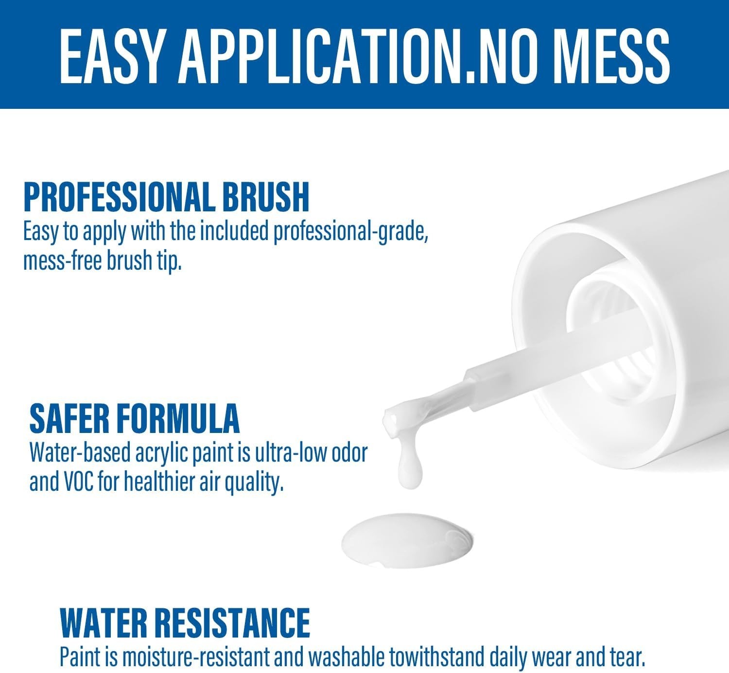 Specialty Tub and Tile Paint White - High Gloss White Tub Paint for Bathtub. for