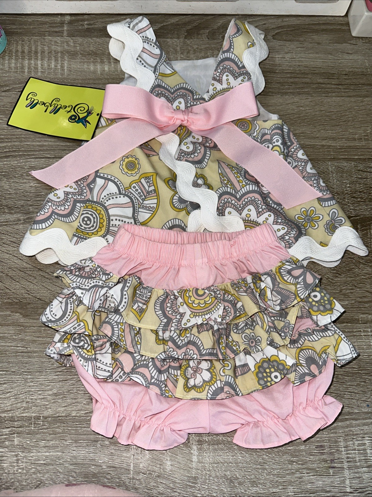 NWT Stellybelly Boutique2 Pc Outfit Size 6 Mnths