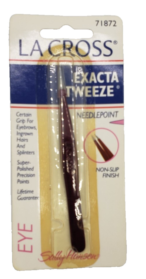 New La Cross By Sally Hansen Exact Tweeze Needle Point 71872 READ!