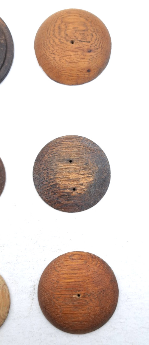 Antique Wooden Decorative Rosette Furnisher Wall Decorations Old Vintage Lot