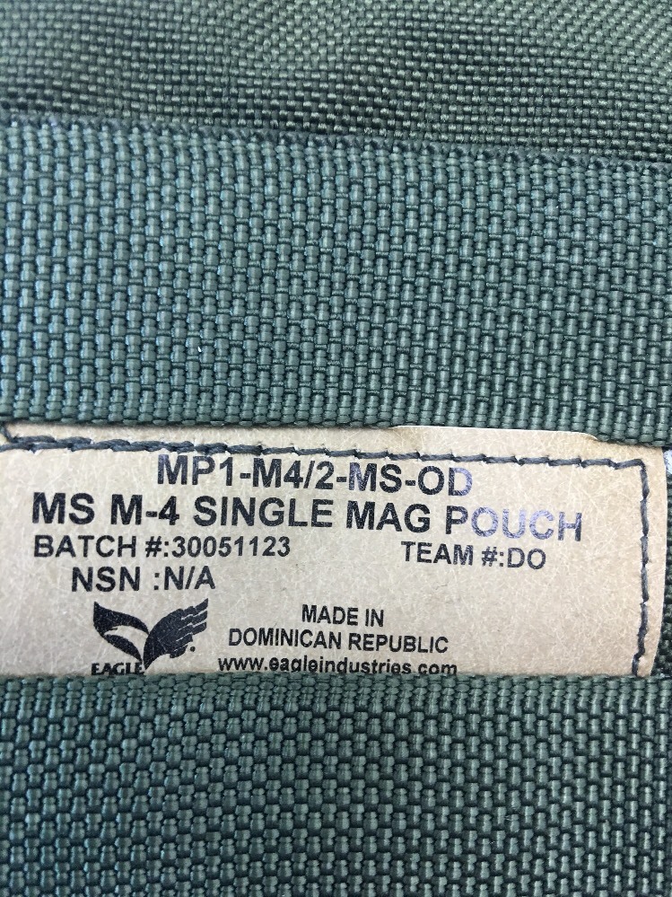Eagle Industries Single Double Pouch OD Green LE Marshals SWAT DFLCS