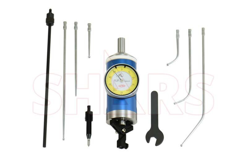 Shars 0.20" Axis Offset Range Aluminum Body Co-Axial Center Indicator Set S}