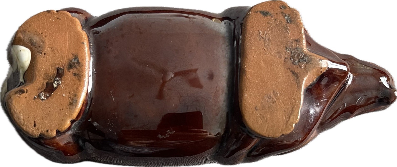 Vintage Nesco Dachshund Dog Ashtray Japan