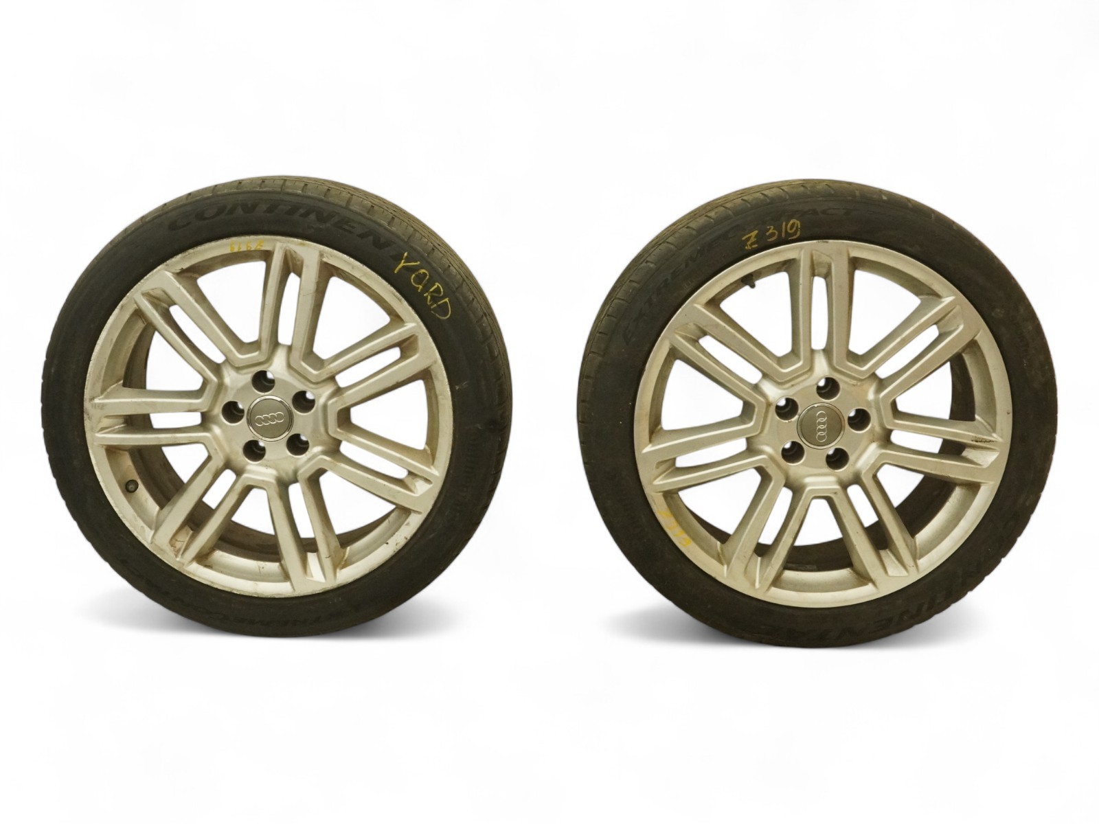 14-18 Audi Rs7 4G Wheel Rim 20X8J Et35 5-112Mm W Tire Set Of 2 4G0601025Ap OEM