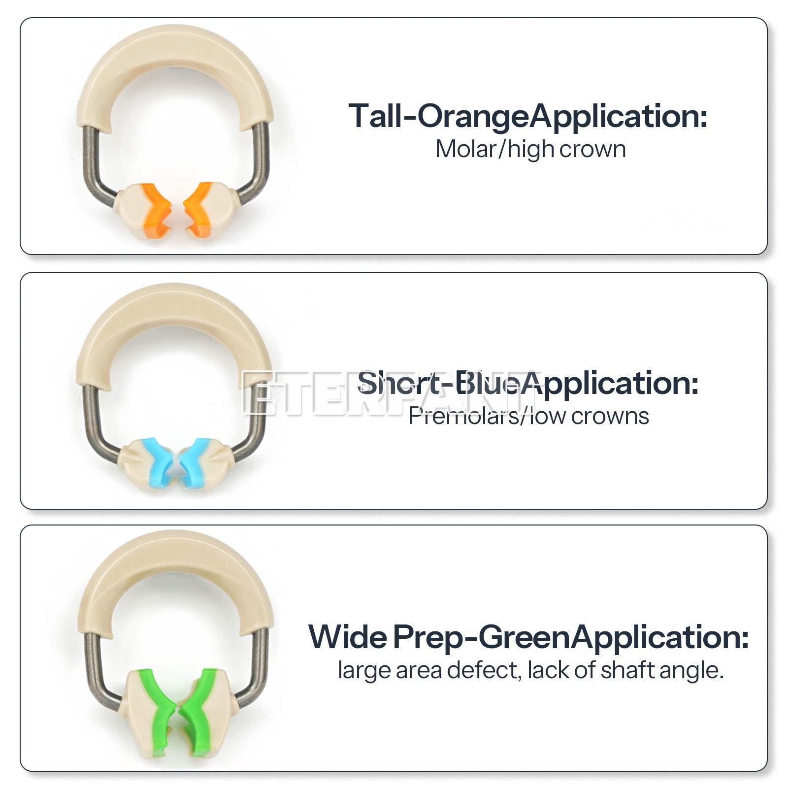 Dental Autoclavable Matrix Bands Rings Matrices Clip Clamp Titanium Fit Garrison