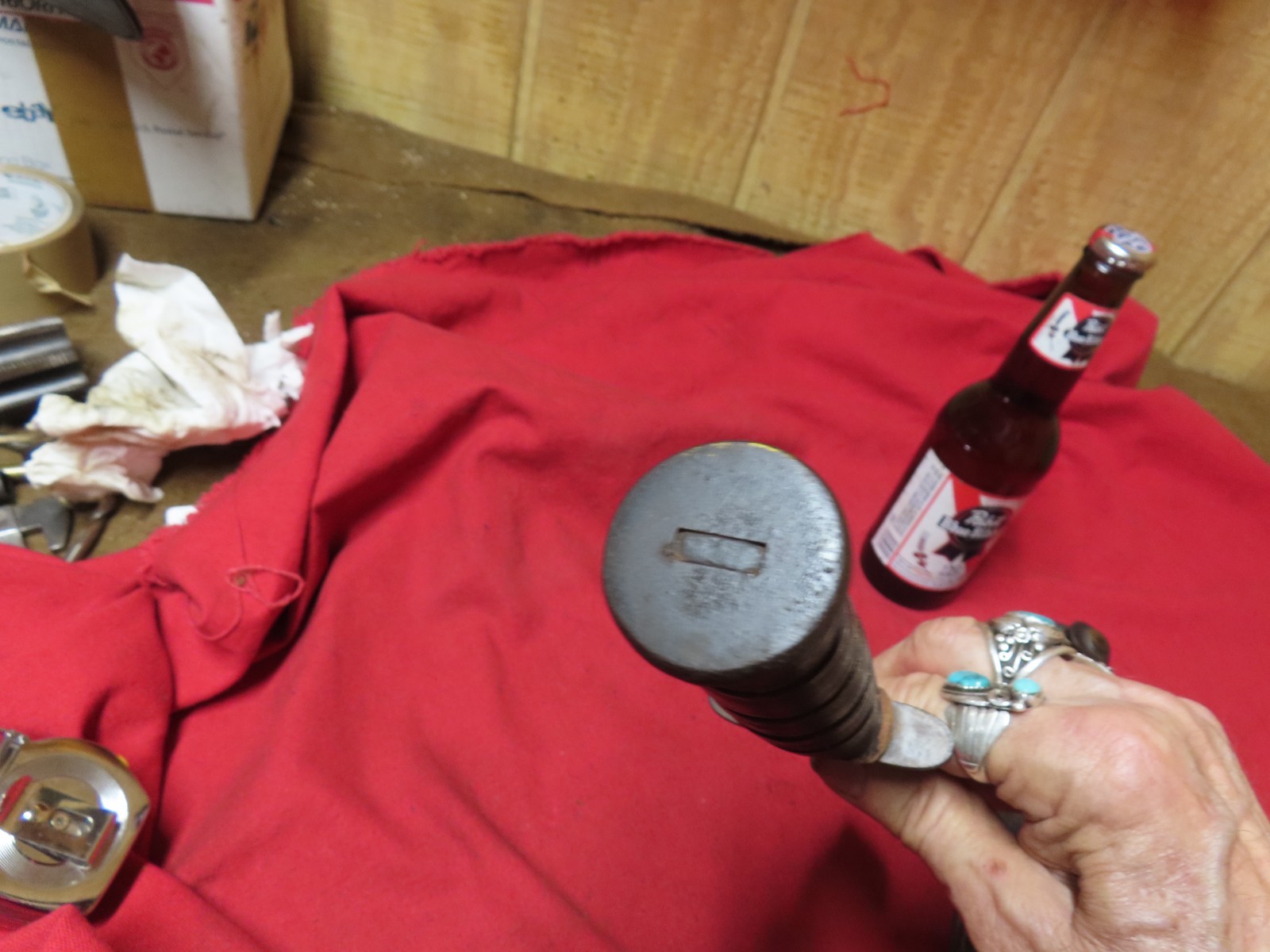 US Camillus NY, MK 2 Fighting Knife,Park'd,Scabbard,USA~GD+🤠CK3.13.26